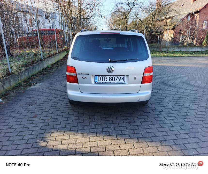 VW Touran 16 Benzyna MPI Lpg Wołów