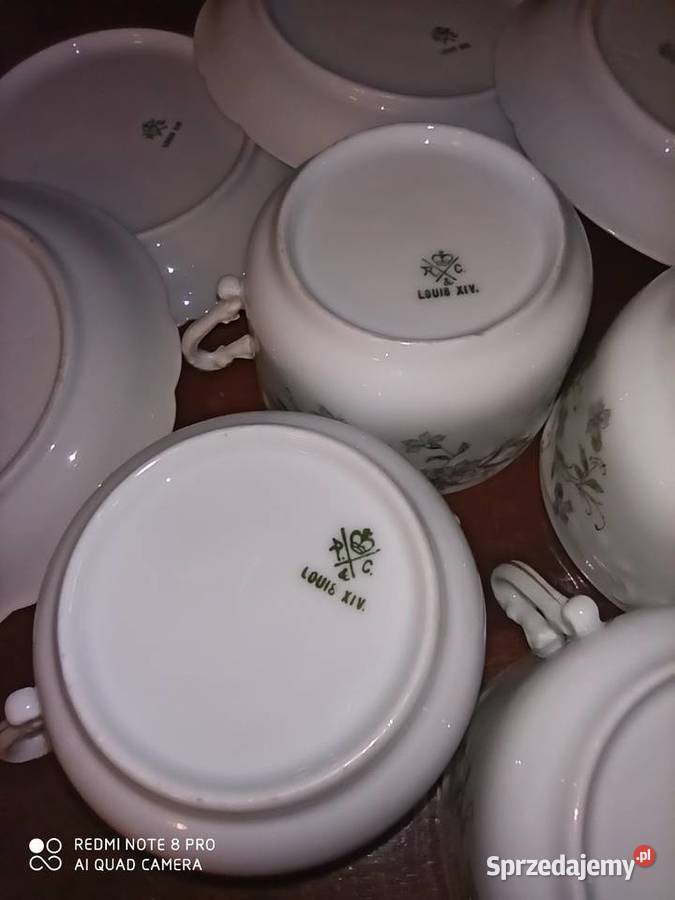 Duża filiżanka Rosenthal z datowaniem RC 1891 r Gdańsk