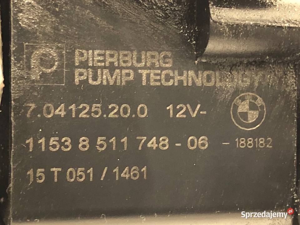 DODATKOWA POMPA WODY BMW F16 8511748 30 258 1419 osobowe sprzedam