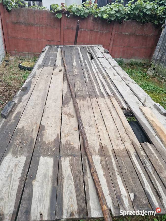 wóz do ciągnika traktora platforma płaski Dawidy Bankowe sprzedam