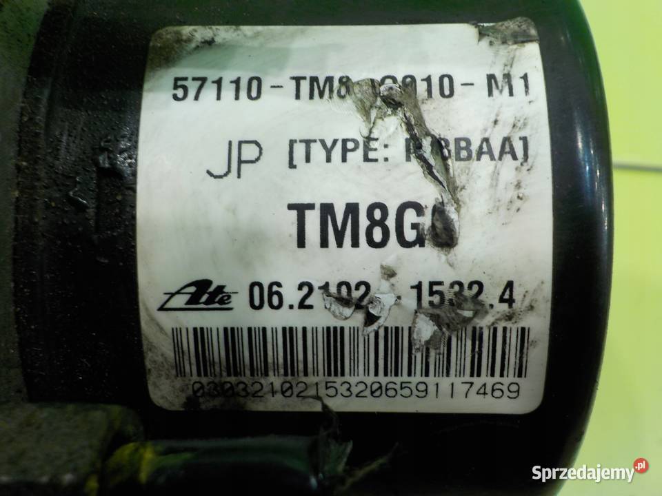 HONDA INSIGHT II 09r 5D pompa ABS 57110TM8G010M1 Suków