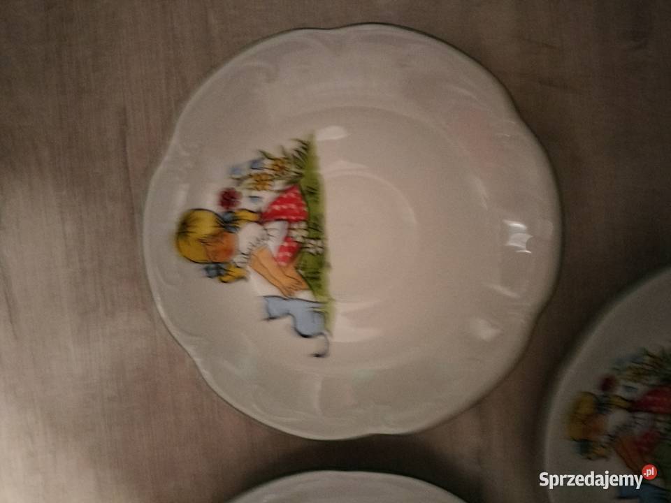 Bajkowy talerzyk Chodzież dzieci porcelana Choszczno sprzedam