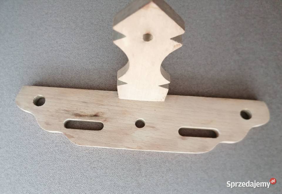 Wieszak kuchenny drewniany naścienny na przybory Łódź