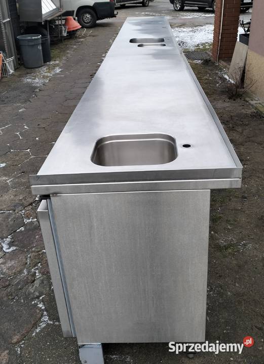 Komplet mebli gastronomicznych zlew i stół Gastronomia wielkopolskie Słupia Kapitulna