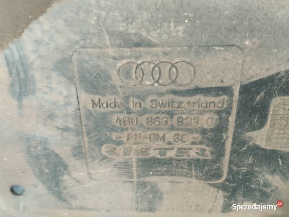 Osłona dolna silnika Audi VW oryginał OEM Osłony silnika łódzkie Kamocin sprzedam