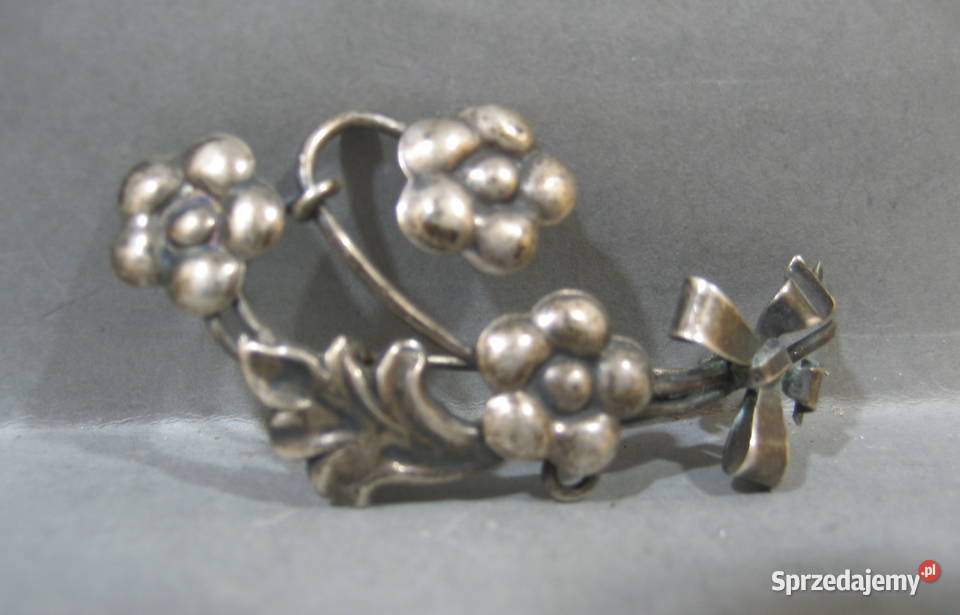 Stara Broszka Srebrna 1947 r Warszawa sprzedam