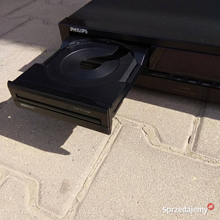 Legendarny Philips CD604 odtwarzacz CD TDA1543 Świebodzice