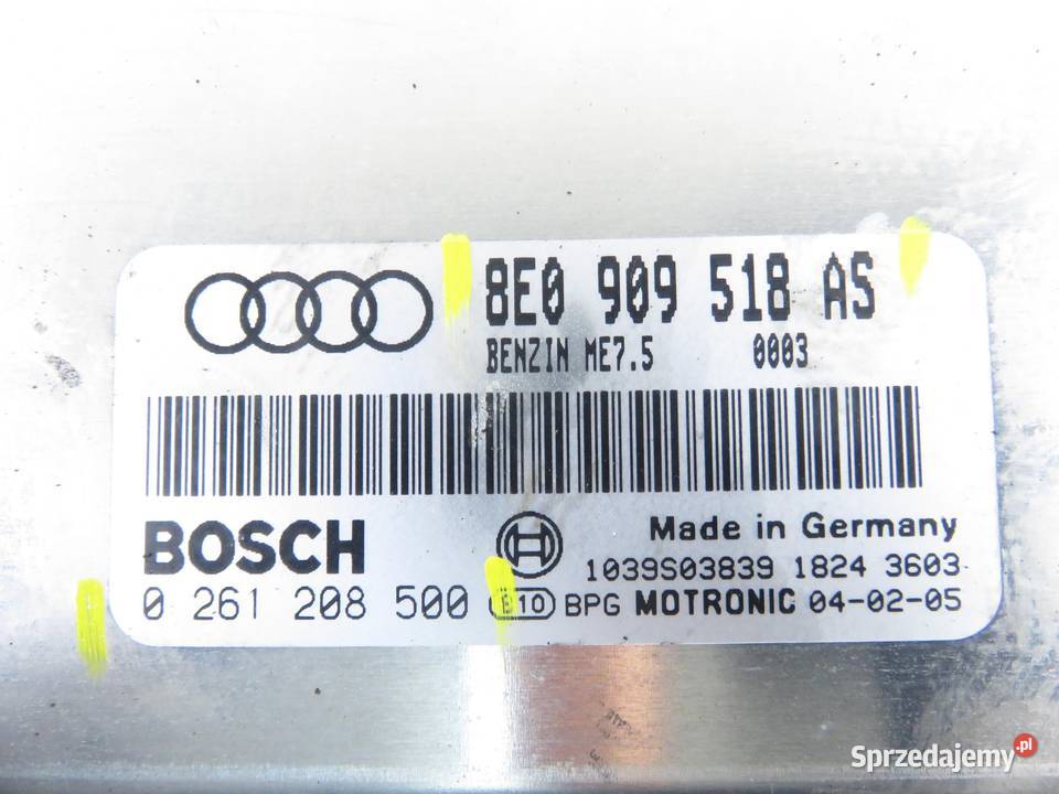 STEROWNIK AUDI A4 B6 8E5 18 T quattro BEX