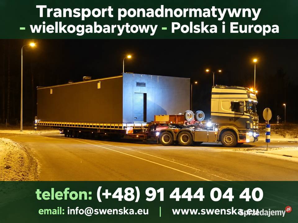 Transport ponadnormatywny wielkogabarytowy