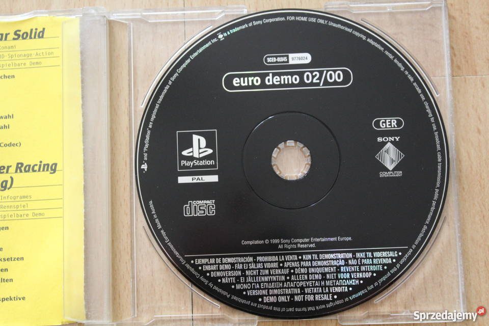 PlayStation 1 Magazin euro demo 0200 Katowice
