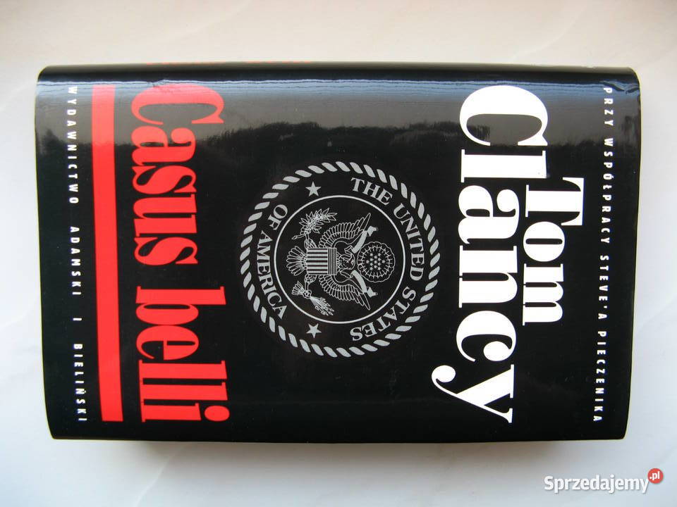 Casus belli Tom Clancy oprawa twarda thrillery, sensacyjne Poznań