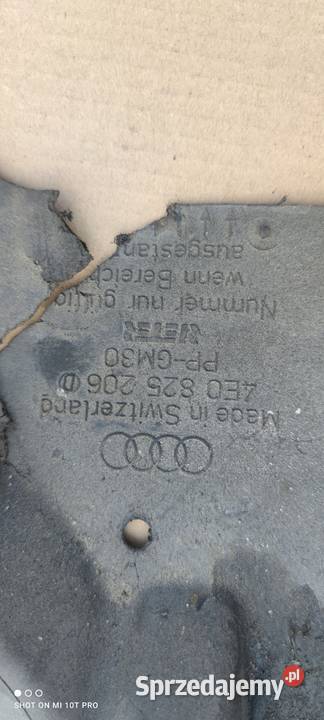 OSŁONA PŁYTA PODWOZIA PRAWA AUDI A8 D3 osobowe