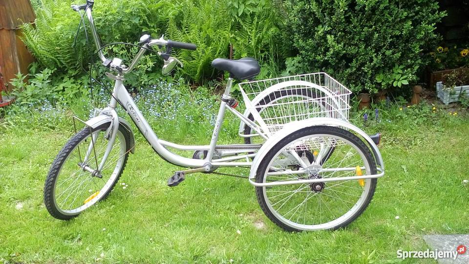 Rower trzykołowy z bagażnikiem dorosłego Andrychów