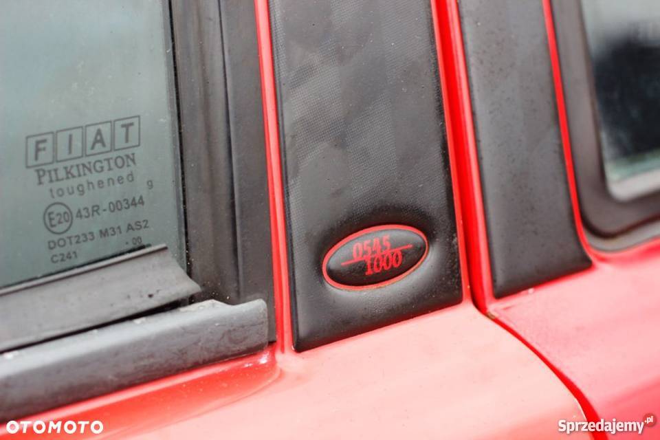 Fiat Seicento Sporting Schumacher Czerwony z bezwypadkowy mazowieckie Karczew