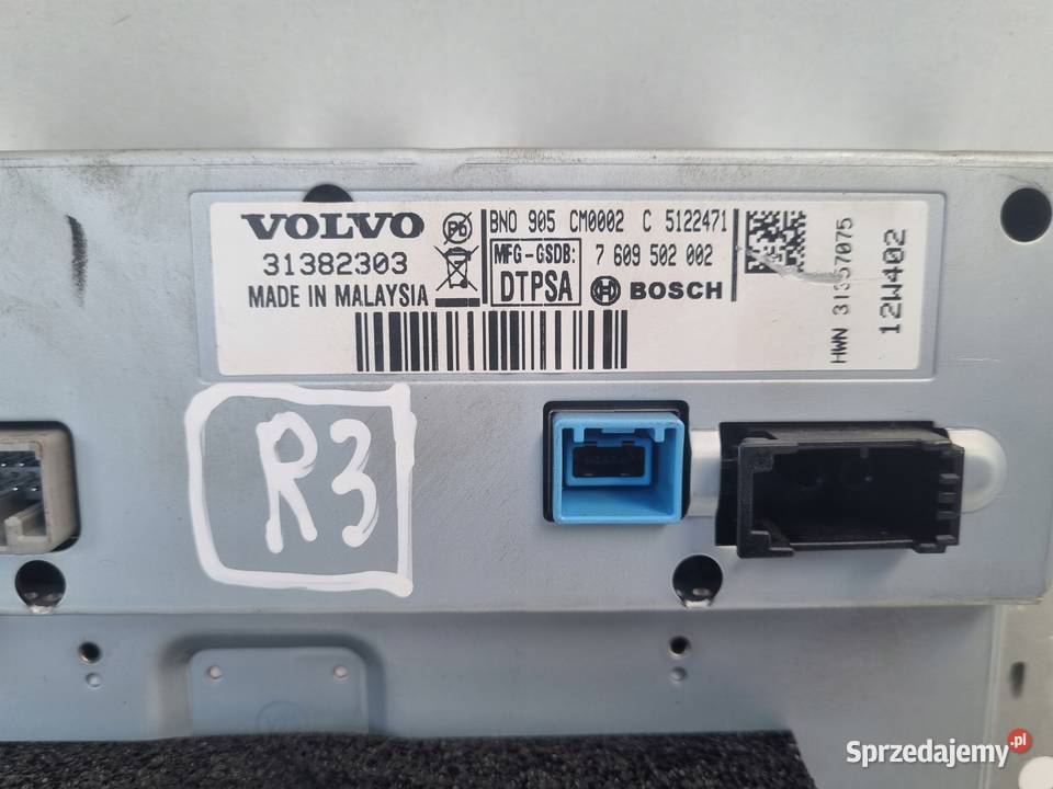Volvo VOLVO V60 I S60 II XC60 I EKRAN NAWIGACJI osobowe