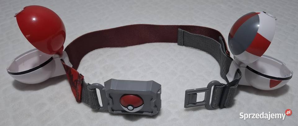 Pasek Pokemon dwa Pokeballe 7 Zabawka Czeladź