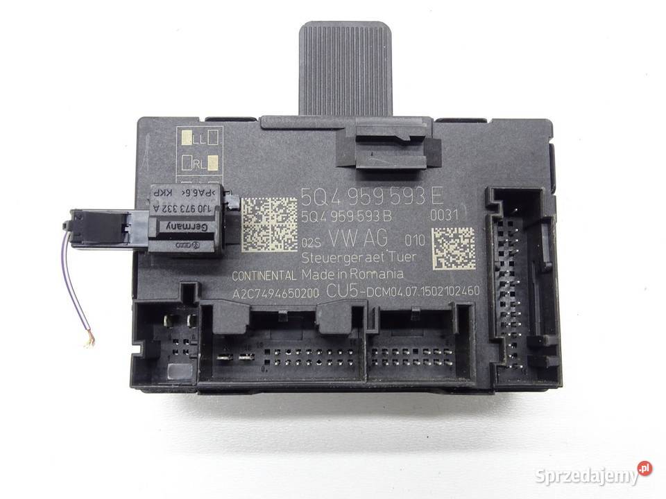 STEROWNIK MODUŁ DRZWI 5Q4959593 VW TIGUAN