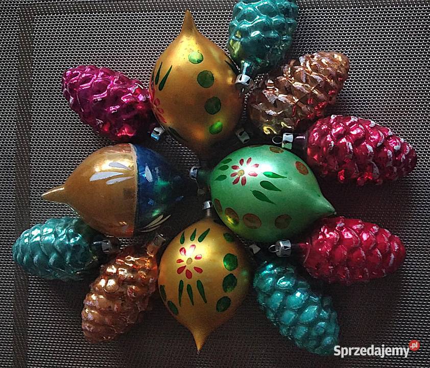 bombki choinkowe PRL Bukowno