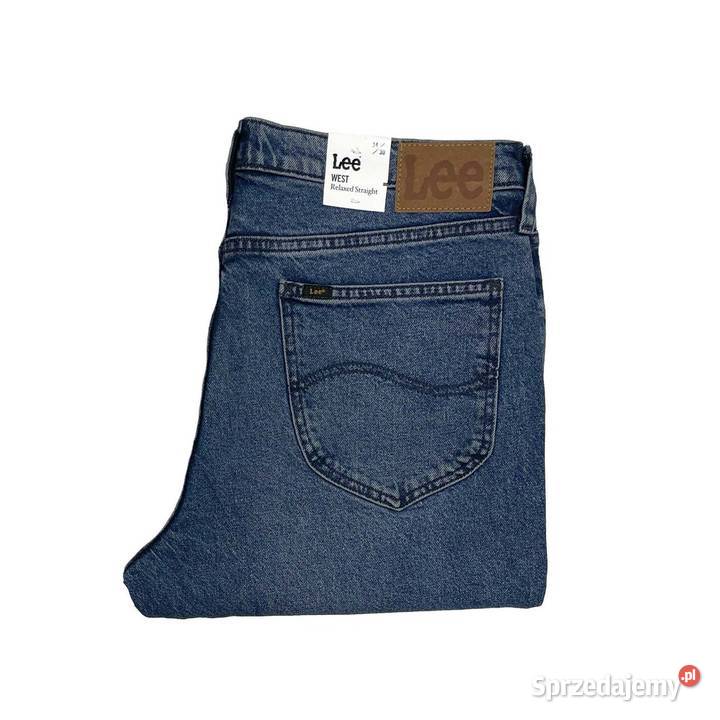 Spodnie męskie jeansy Lee West Blue Abbys W34 Łódź