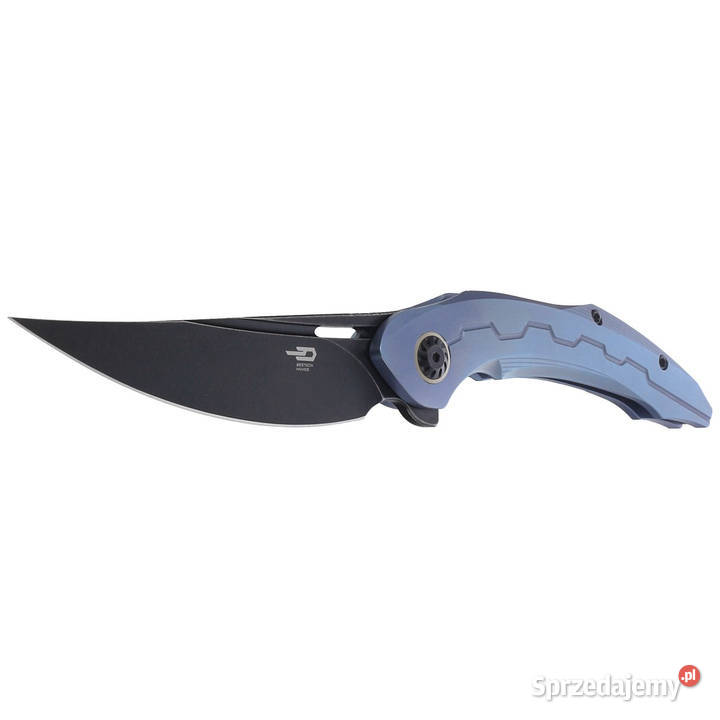 Nóż składany Bestech Marukka Blue Titanium Black Warszawa