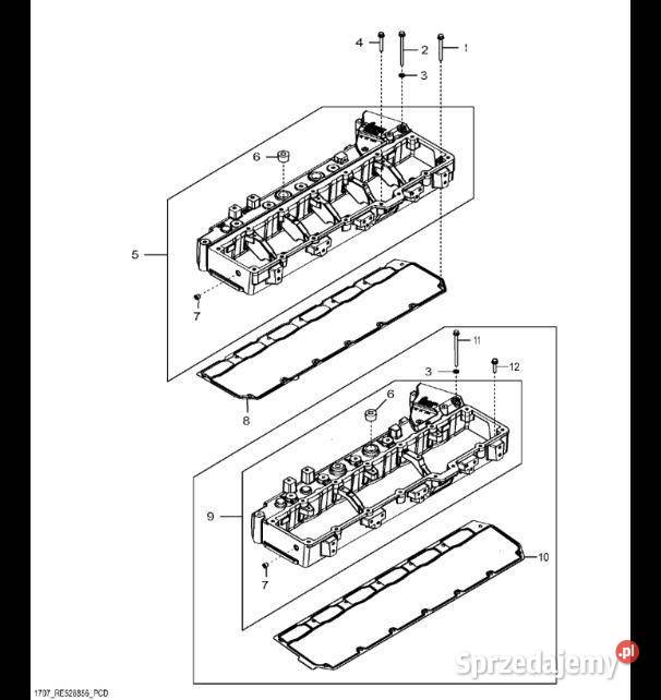 DZ106793 John Deere 8345R Kolektor wlotowy Jastrzębniki