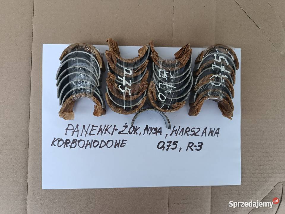 Panewki korbowodowe Żuk Nysa Warszawa Głowno