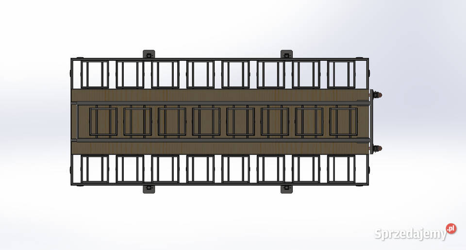 Platforma mobilna rozsuwana do przewozu uli świętokrzyskie