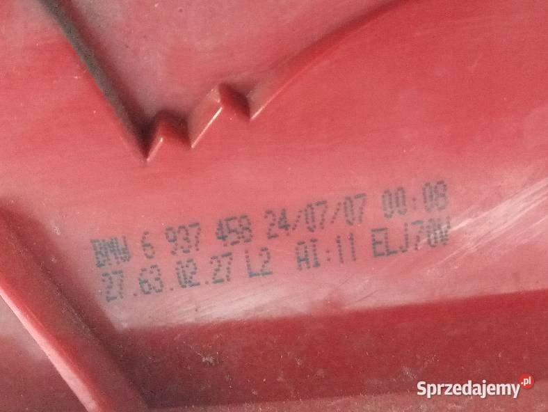 LAMPA TYŁ PRAWA SEDAN EUROPA 6937458 Bmw Seria 3