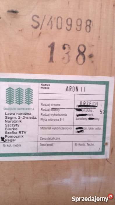 Aron II Swarzędz biurko stół krzesła biblioteka Cieszyn
