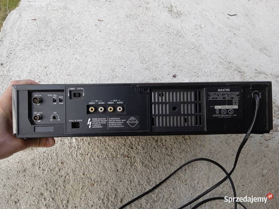 Odtwarzacz VHS Sanyo VHR3100EE Łódź
