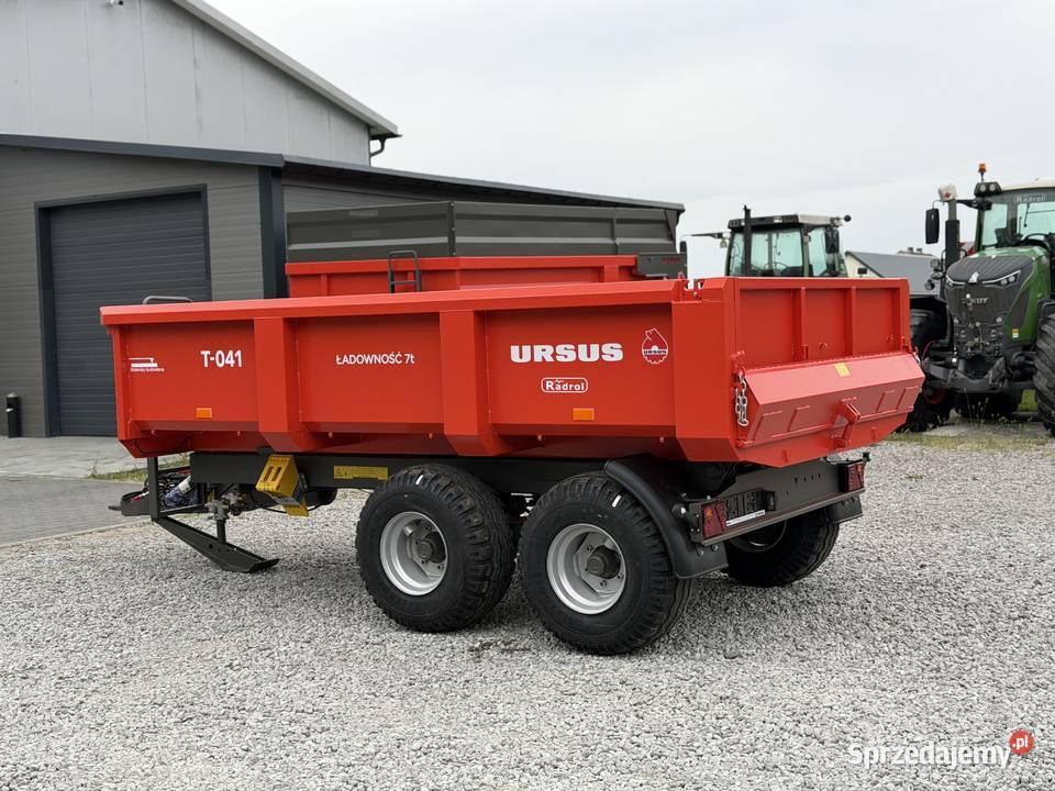 NOWA Przyczepa skorupowa URSUS T041 HARDOX 7T 8T podlaskie Zambrów