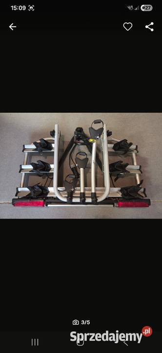 Atera Strada na 3 rowery bagarznik rowerowy lubelskie Sosnowica