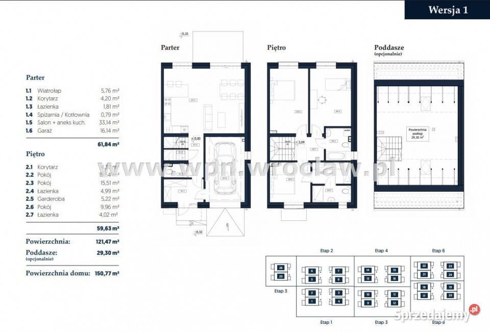 sprzedaży domu bliźniaka Wrocław 1508m2