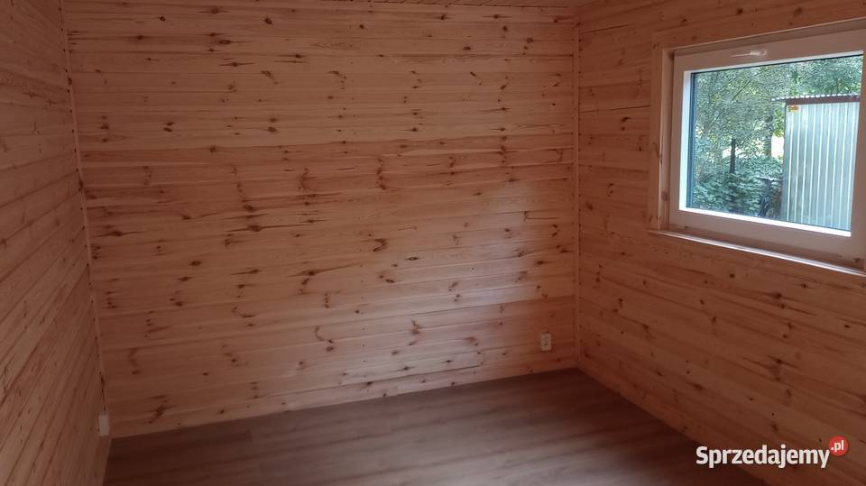 Domek drewniany mobilny całoroczny ocieplenie mazowieckie Radom sprzedam