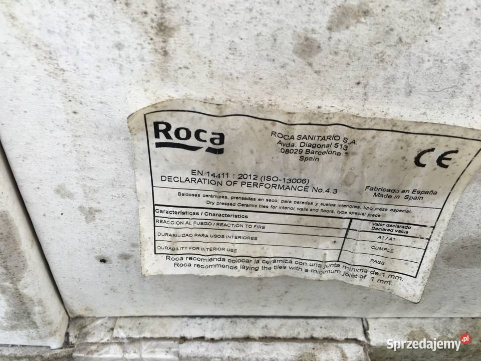 Listwa dekoracyjna zocalo white 20x30 firmy ROCA