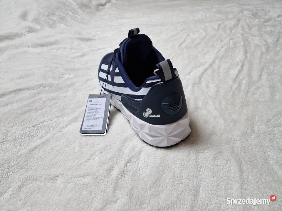 Nowe granatowe buty sportowe Sneakersy EA7 Bibice