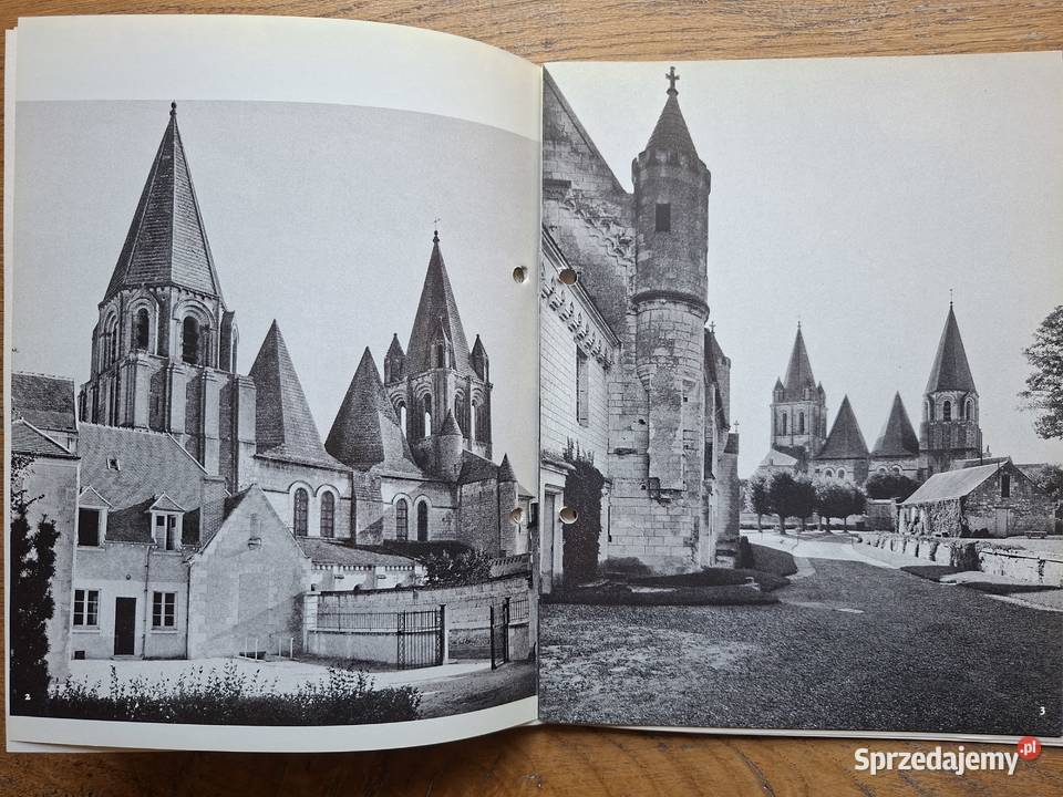 Francja la collegiale de Loches Charles Lelong j miękka Mapy i przewodniki Kraków