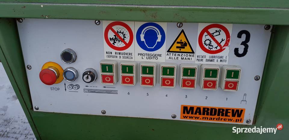 Strugarka czterostronna Weinig U16K 1625 Naprawa