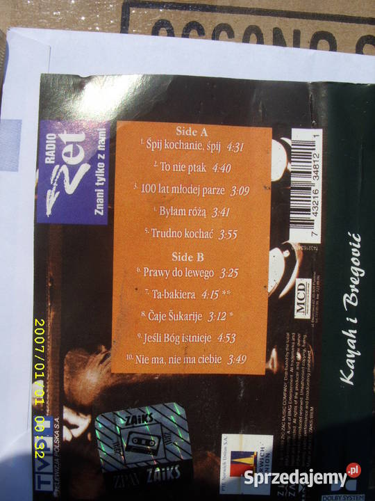 Pop kaseta KAYAH 3 Kasety Wołów