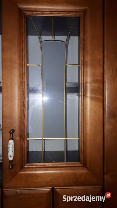 Meble kuchenne drewniane zestaw stan śląskie sprzedam