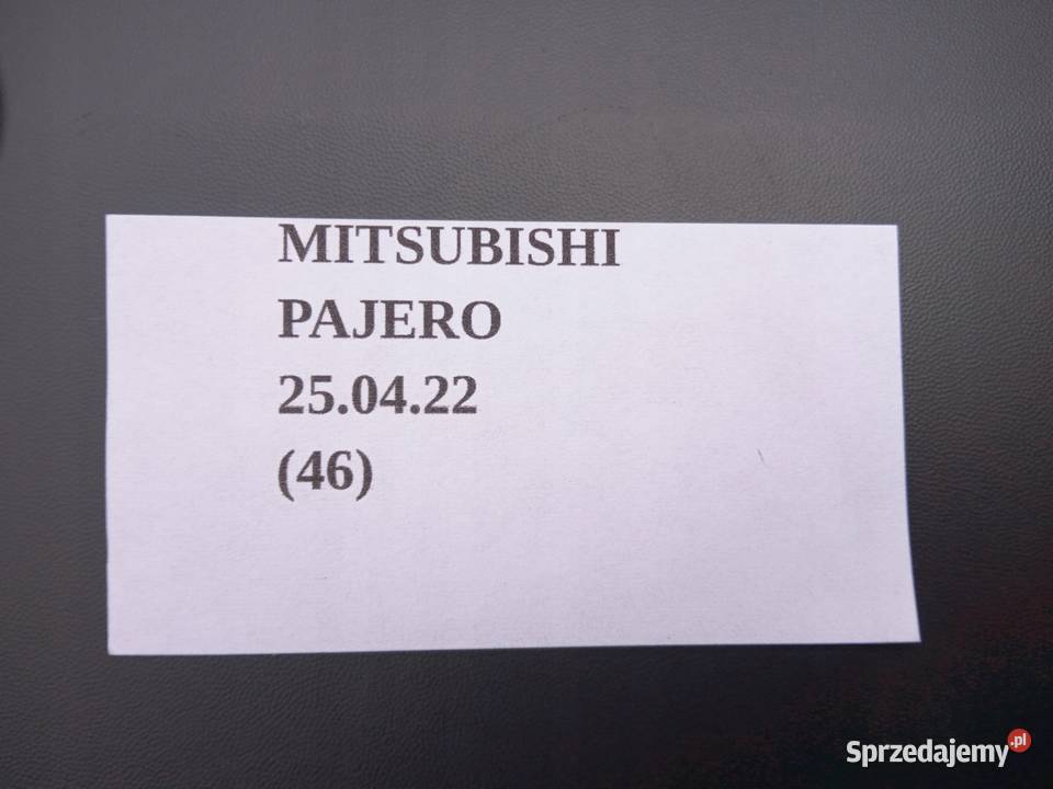 POKRYWA SILNIKA GÓRNA MITSUBISHI PAJERO SPORT II Motoryzacja Nowy Tomyśl