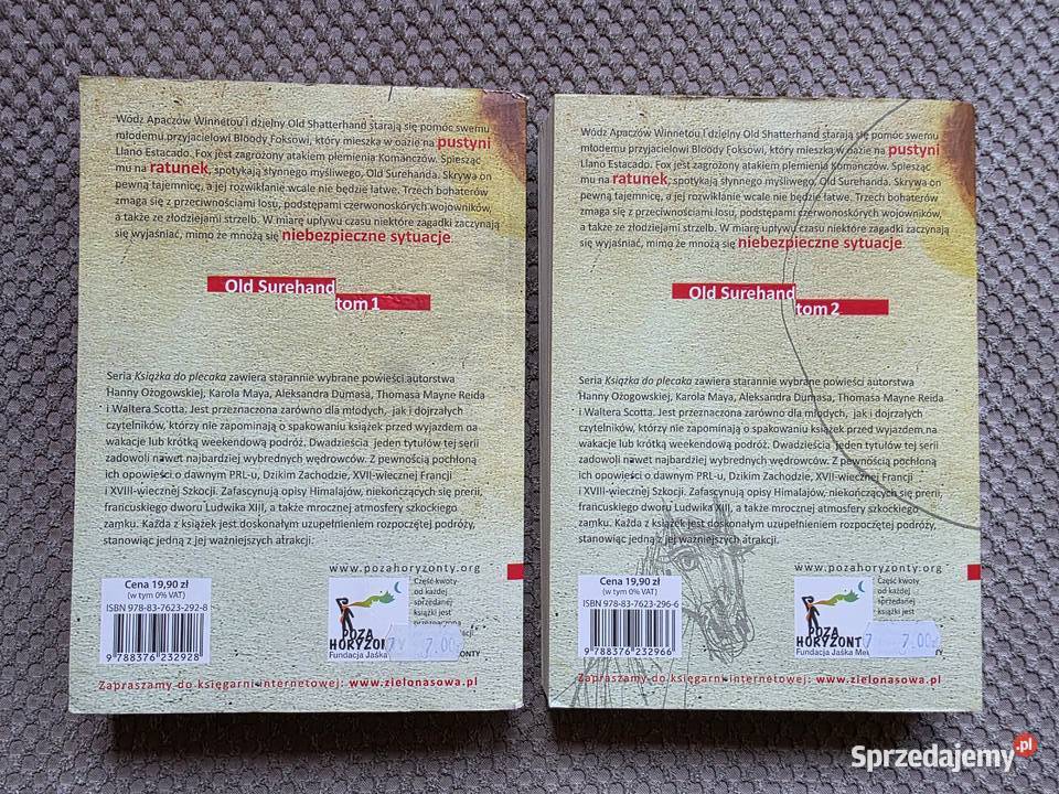 komplet t 1 i 2 Old Surehand Karol May Rok wydania 2009 Książki i Podręczniki Kraków