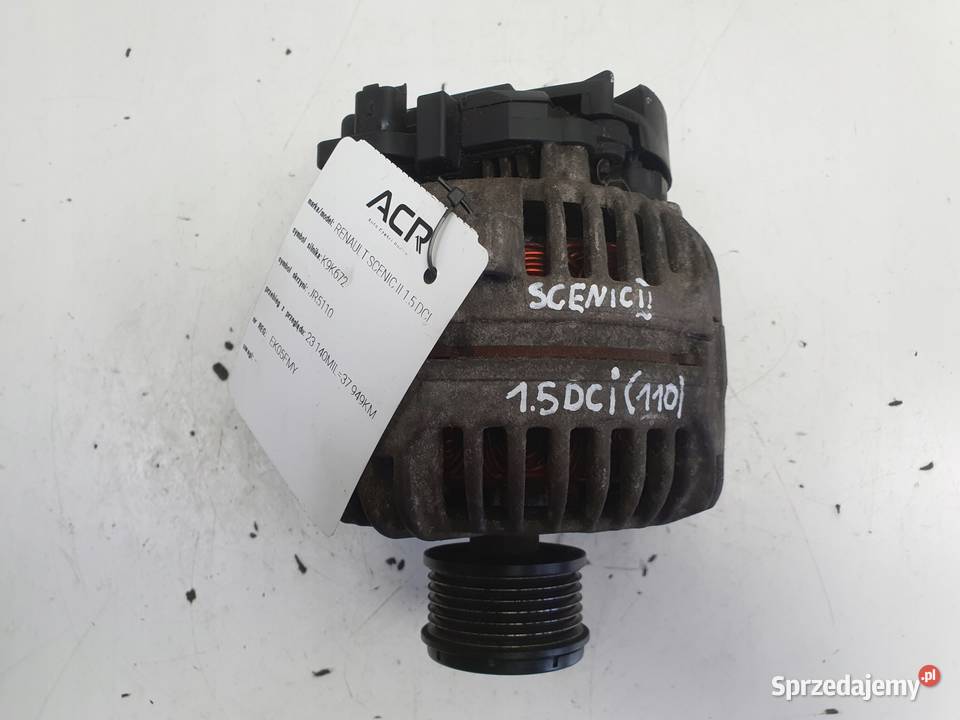 Renault Scenic II 15 DCI ALTERNATOR 0124525082 Janów