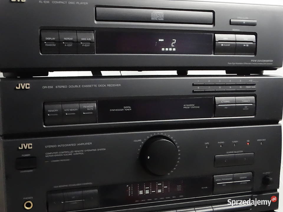 Wieża JVC DRE56BK XLE56BK Segmentowa Korektor Biłgoraj sprzedam
