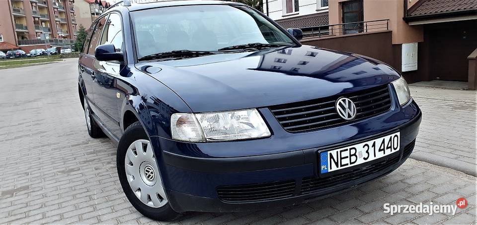 Volkswagen Passat B5 19 TDi 90 1999 welurowa tapicerka Elbląg