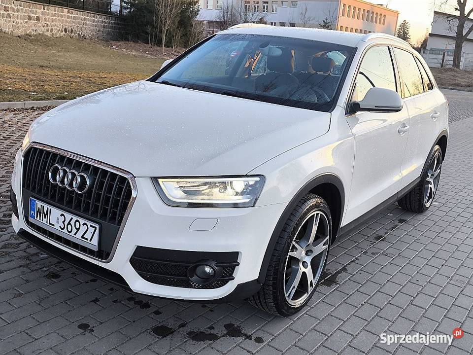 Audi Q3 20TDI 140 2013r Ledy Ksenon Nawigacja 213000km Mława sprzedam