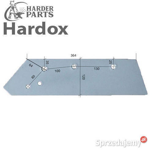 Lemiesz 300hektarów HARDOX 80531L części do Suwałki sprzedam
