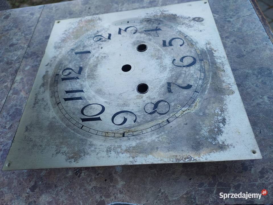 562 Tarcza starego zegara ściennego 20x20 Pozostałe