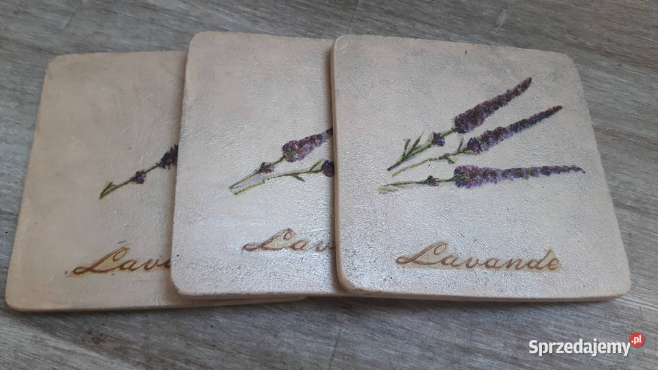 Podstawki ceramiczne ręcznie wykonane Pozostałe sprzedam