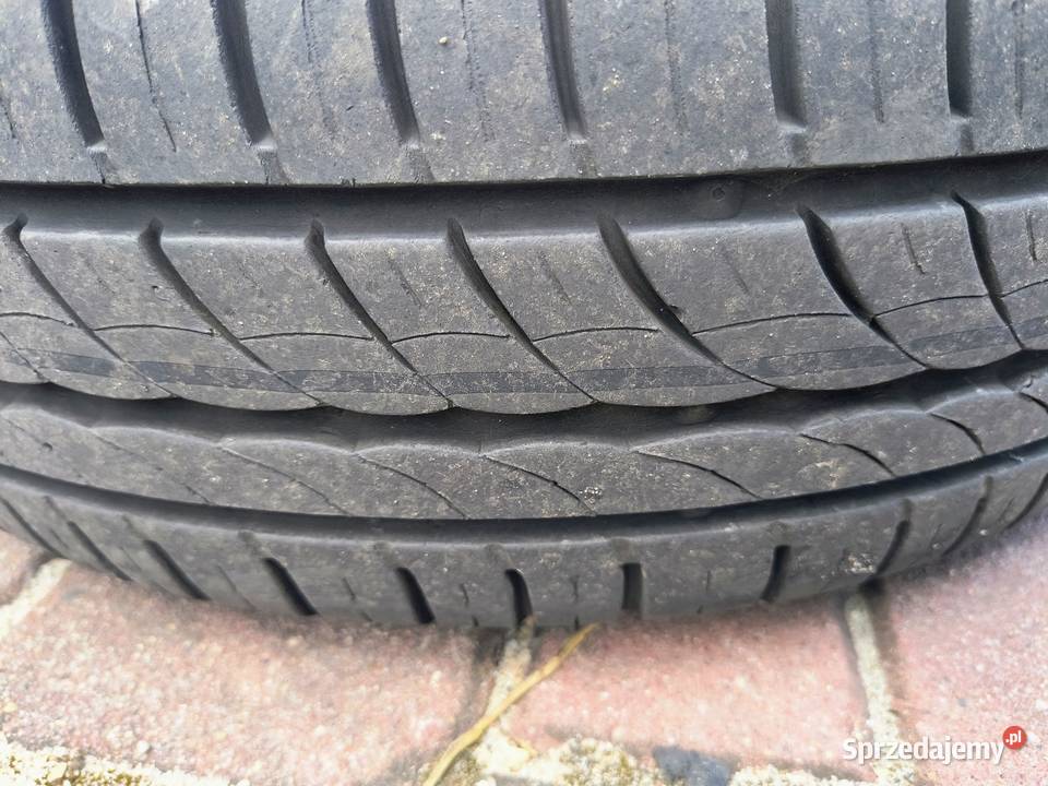 Felgi aluminiowe z oponami lato 14 Opel Corsa Wręczyca Wielka sprzedam